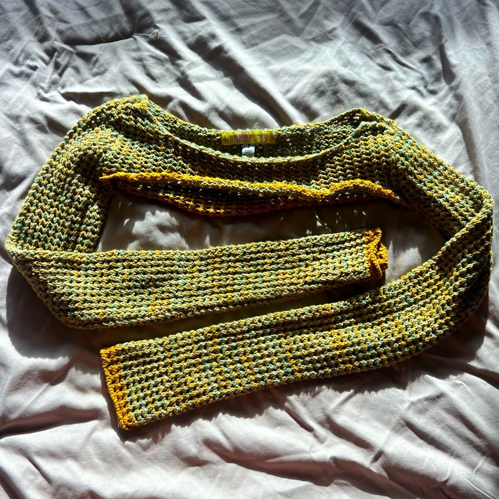Urban Outfitters Crochet Knit Top